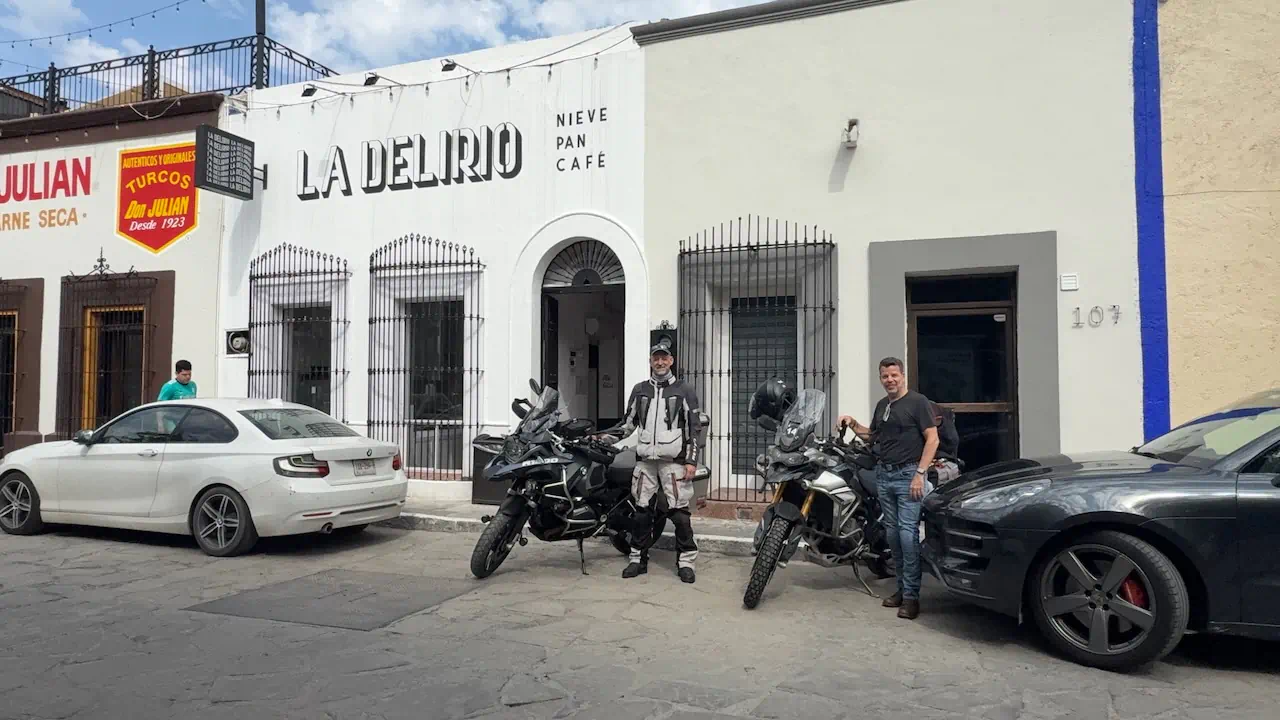 Don and Mark with motos