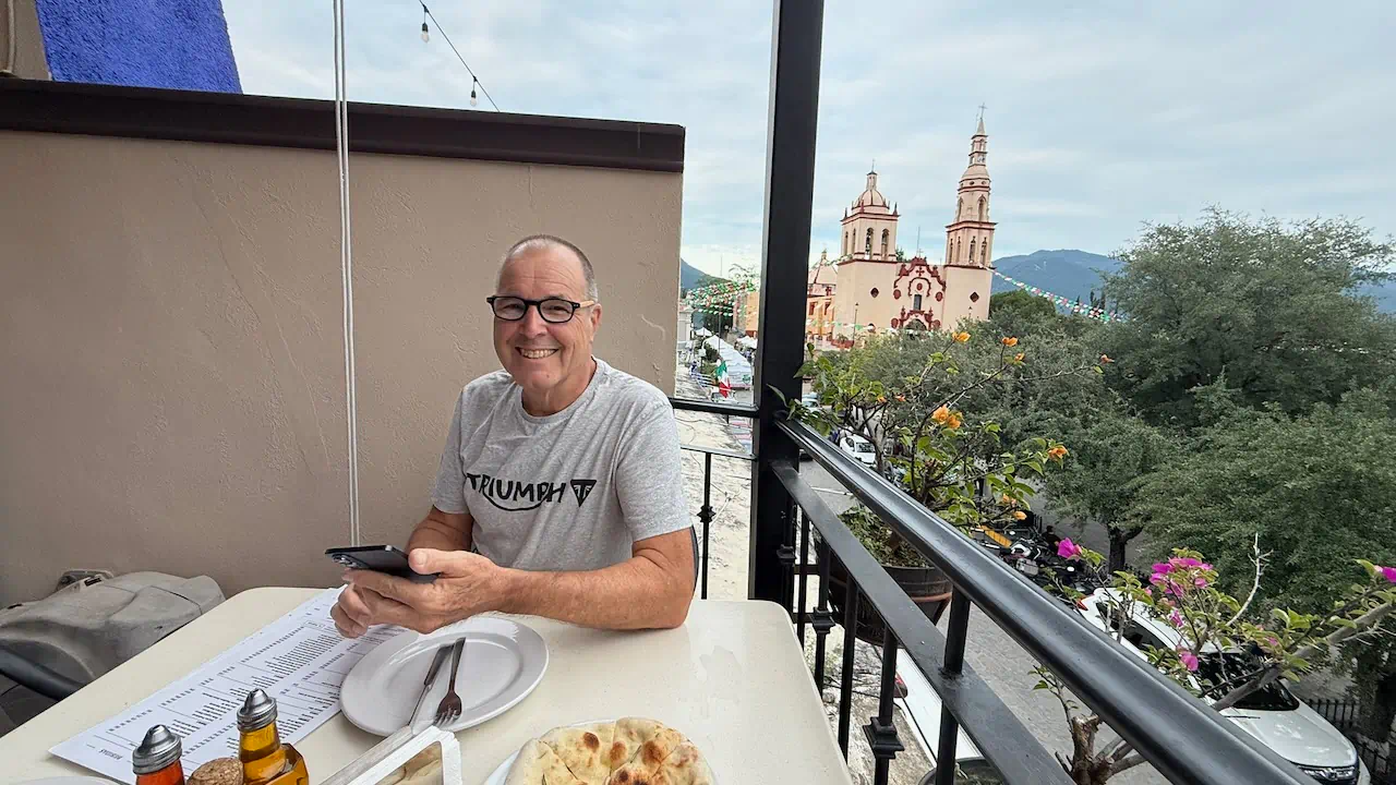 Hangin with Bill at dinner