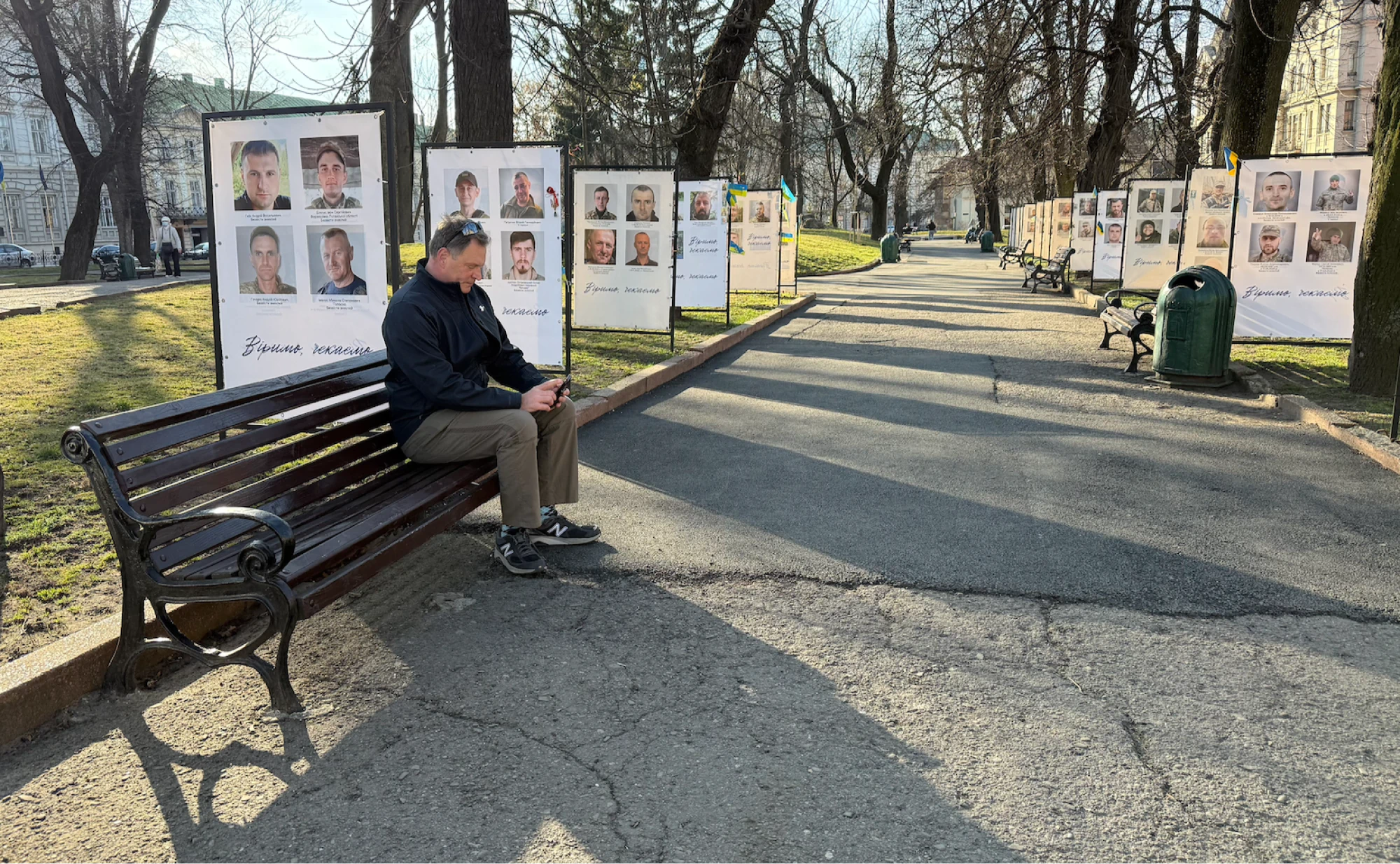 Memorial posters in Lviv. Most cities have memorials of some sort, and they tend to be incredibly moving.