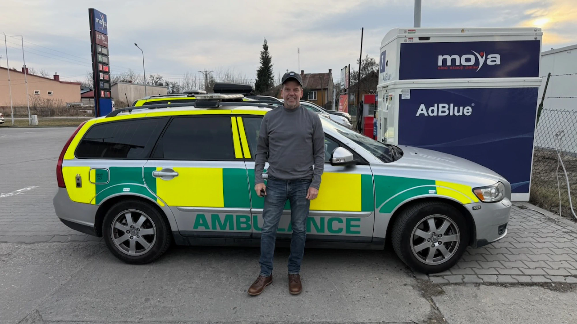 The ambulance with which I became good friends.